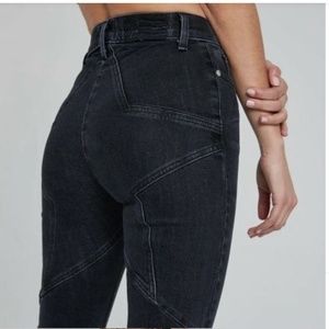 Revice Denim Jeans Venus Flare Star Washed Black 25